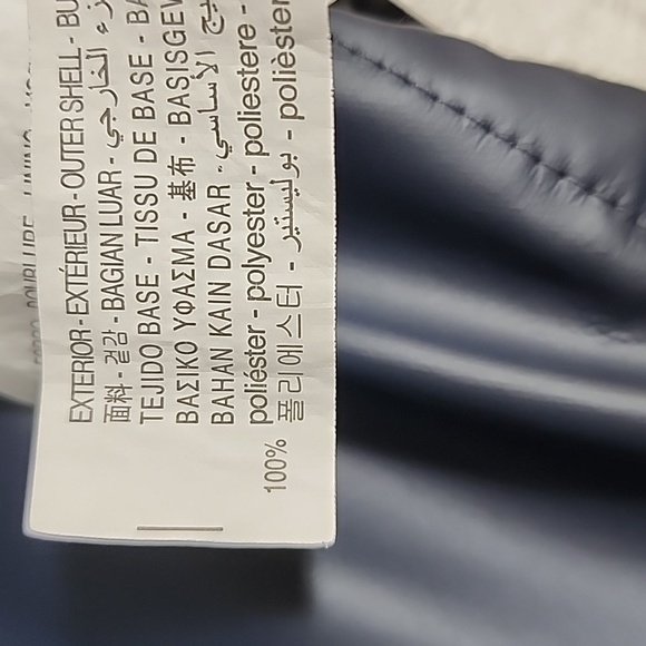 Zara Blue Vinyl Coat Sz. 13-14 cm - Picture 5 of 6